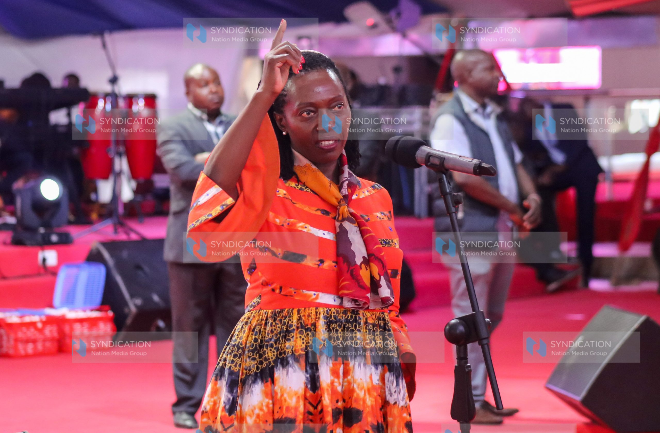 NARC Kenya leader Martha Karua addresses Faithfuls