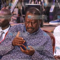 Azimio la Umoja coalition leader Raila Odinga