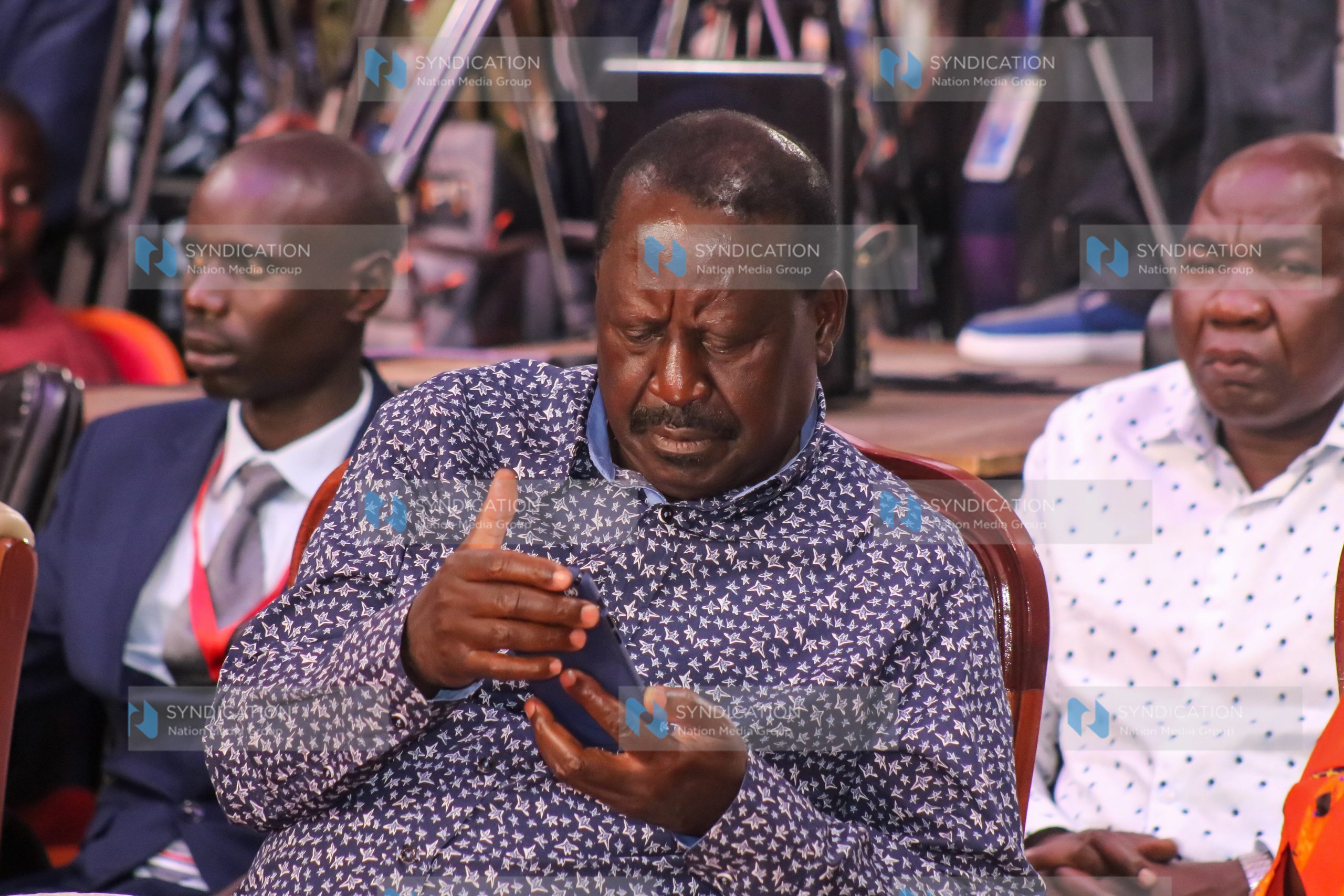 Azimio la Umoja coalition leader Raila Odinga