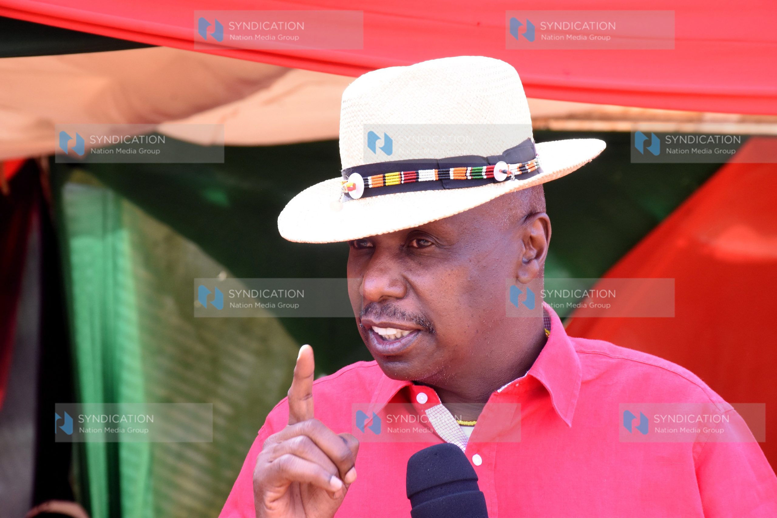Baringo Senator and KANU party leader Gideon Moi