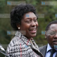 Water minister Charity Ngilu and Kinangop MP David Ngugi