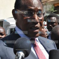 Internal Security Minister George Saitoti
