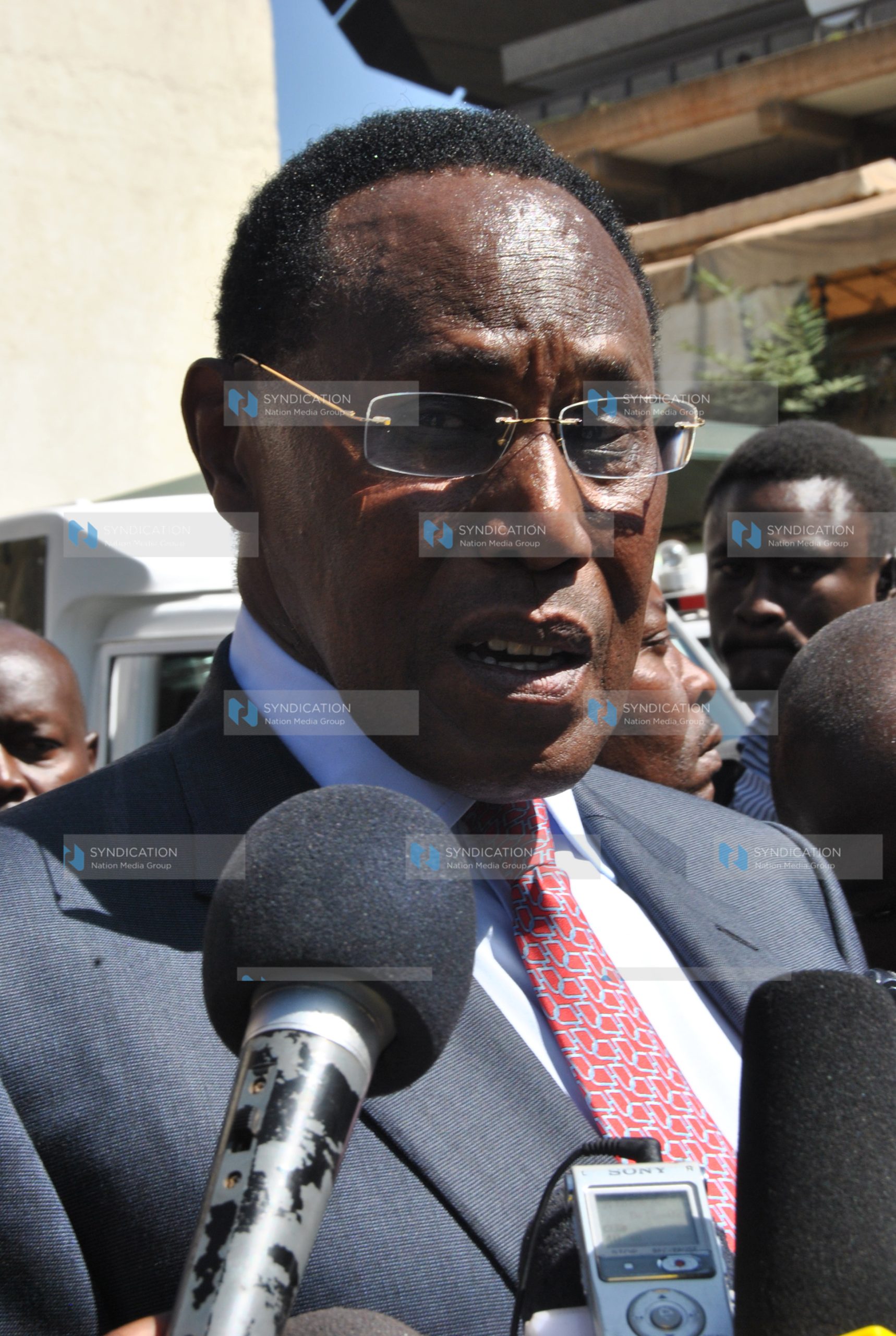 Internal Security Minister George Saitoti