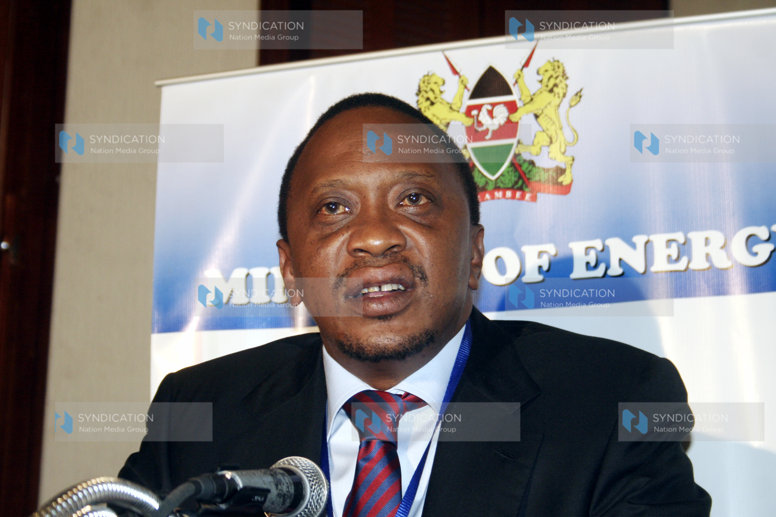 Deputy Prime Minister and Minister for Finance Uhuru Kenyatta