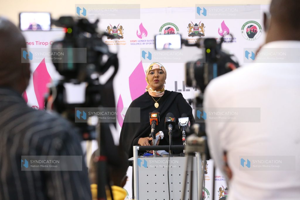 Sports Cabinet Secretary Amb Amina Mohamed