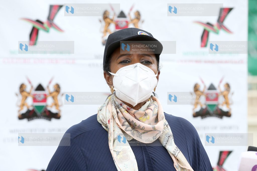 Sports Cabinet Secretary Amina Mohamed