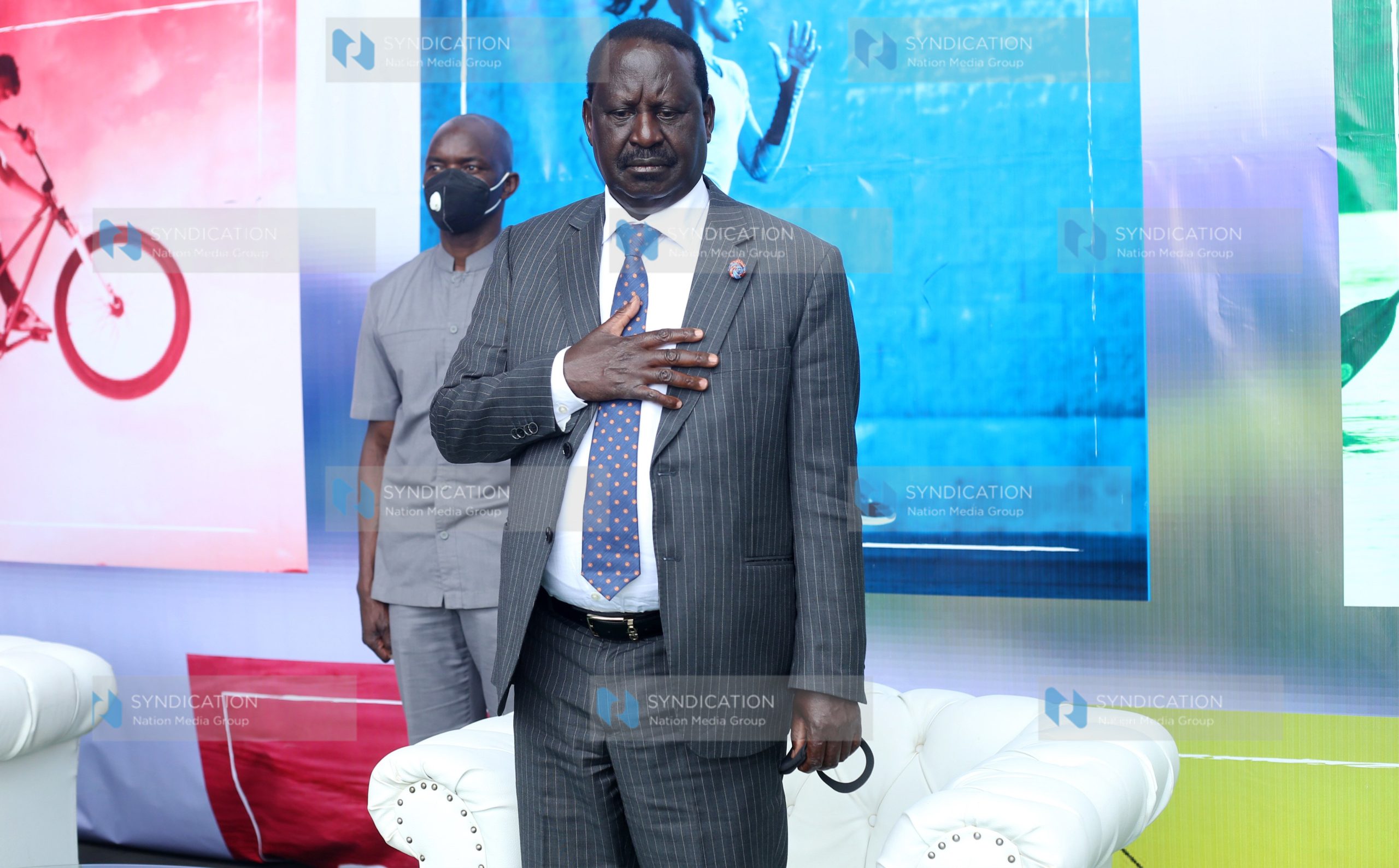 ODM Party leader and Gor Mahia patron Raila Odinga