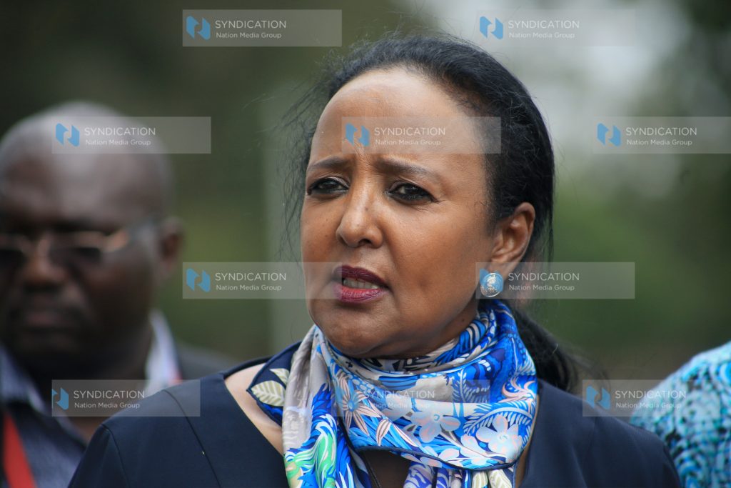 Sports Cabinet Secretary Amina Mohamed