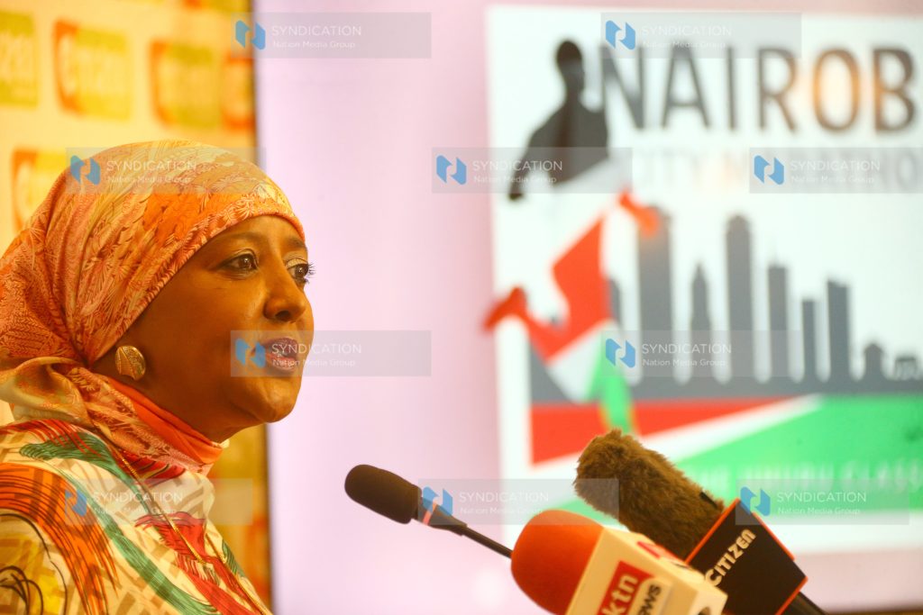 Sports Cabinet Secretary Amina Mohamed