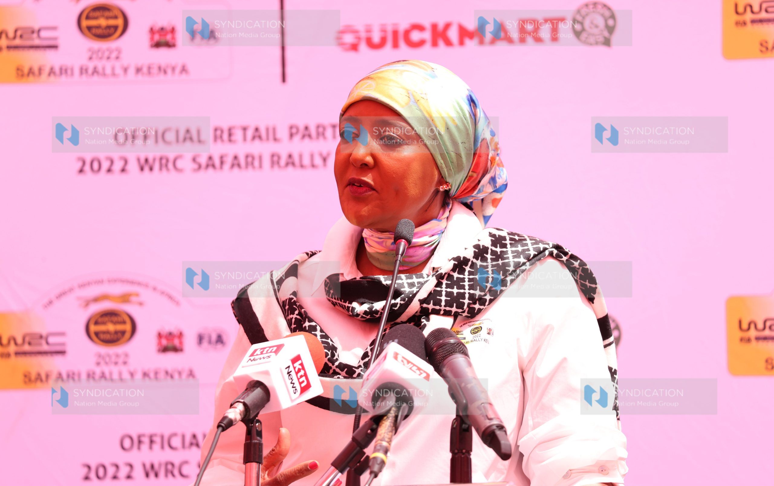 Sports Cabinet Secretary Amina Mohamed