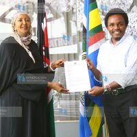 Amb. Dr. Amina Mohamed Cabinet Secretary for Sports, Culture and Heritage, receives resignation letter from CAS Zack Kinuthia