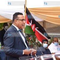 Cabinet Secretary for Tourism and Wildlife Najib Balala during the inauguration of the Sri Lankan Airlines offices