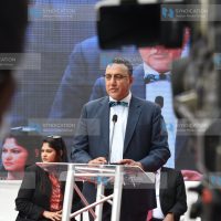 Cabinet Secretary for Tourism and Wildlife Najib Balala during the inauguration of the Sri Lankan Airlines offices