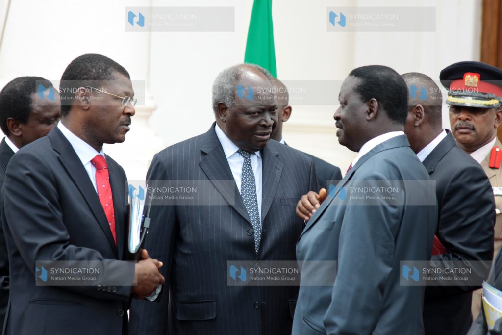 Signing of the Lamu Port agreement at State House