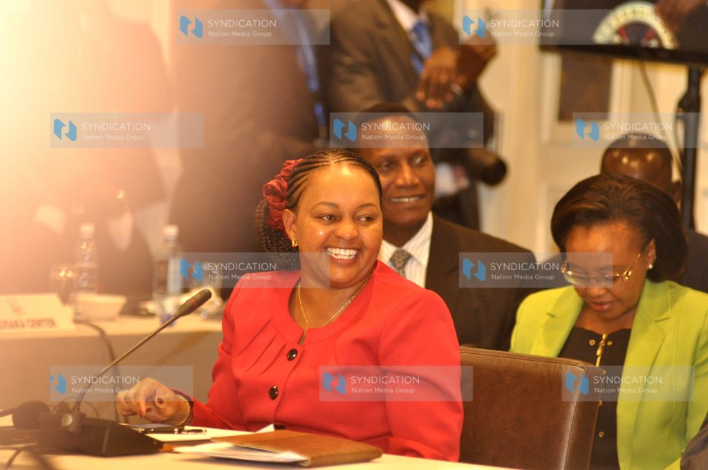 Devolution and Planning Cabinet Secretary Anne Waiguru during the ICGLR Summit