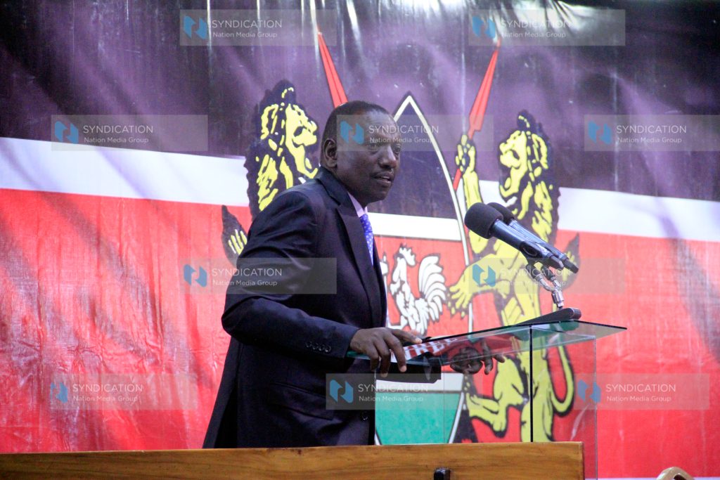 Deputy President William Ruto during the launch of the sector working groups (SWGs)