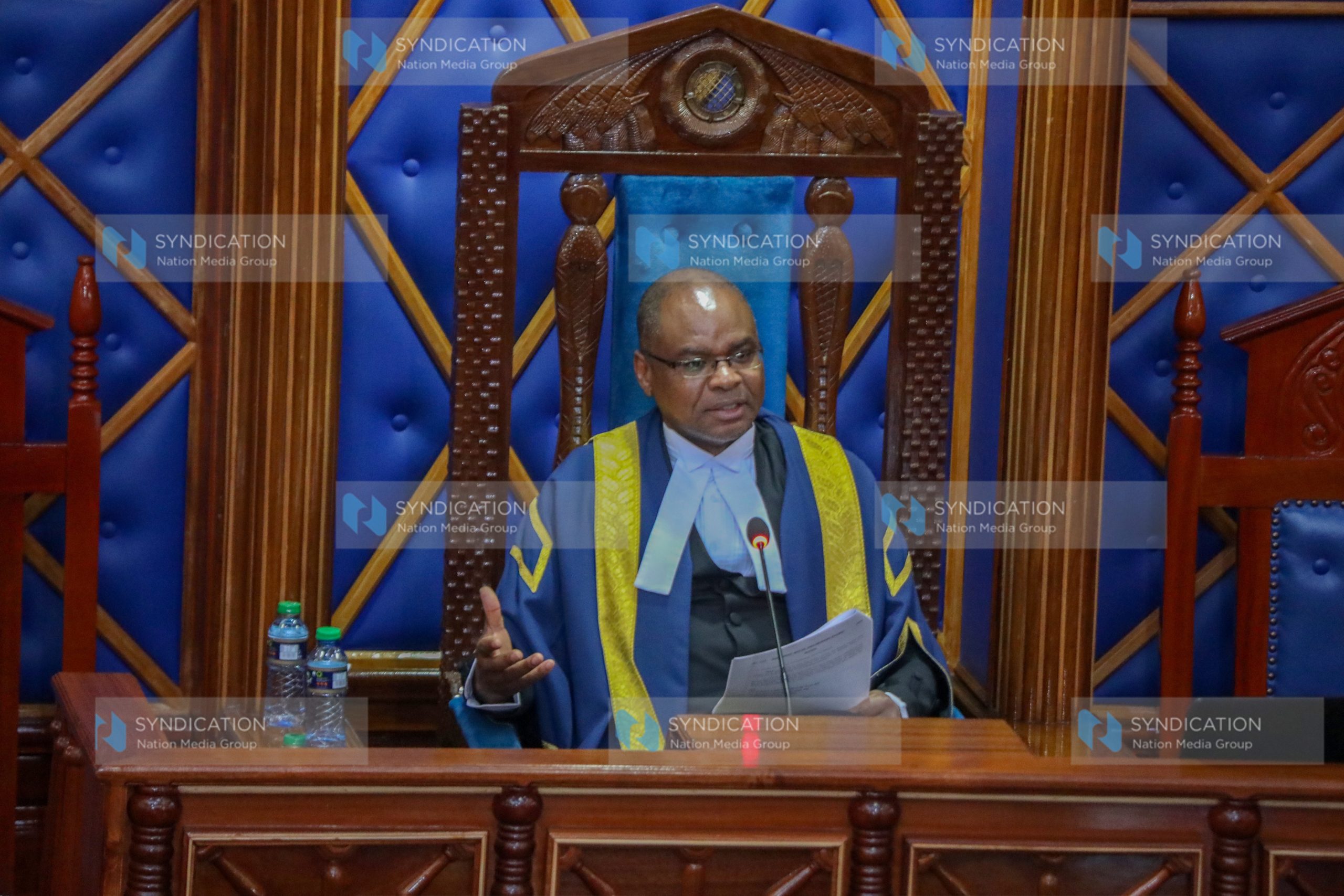 Senate Speaker Amason Kingi