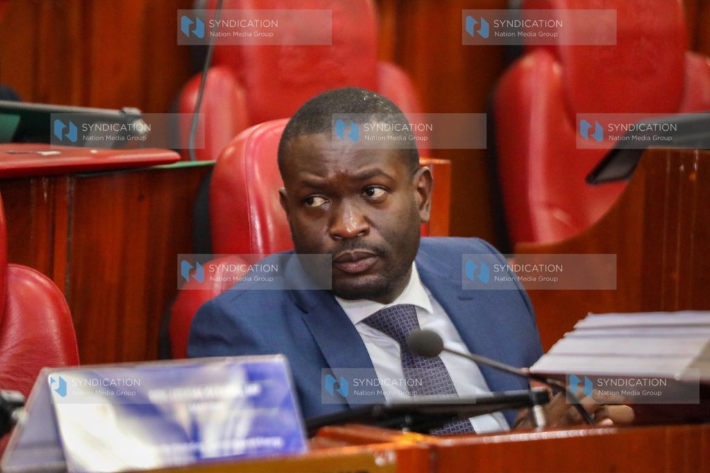Nairobi Senator Edwin Sifuna, a member of Senate standing Committee on Energy