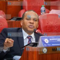 Tana River Senator Danson Mungatana, a member of Senate standing Committee on Energy