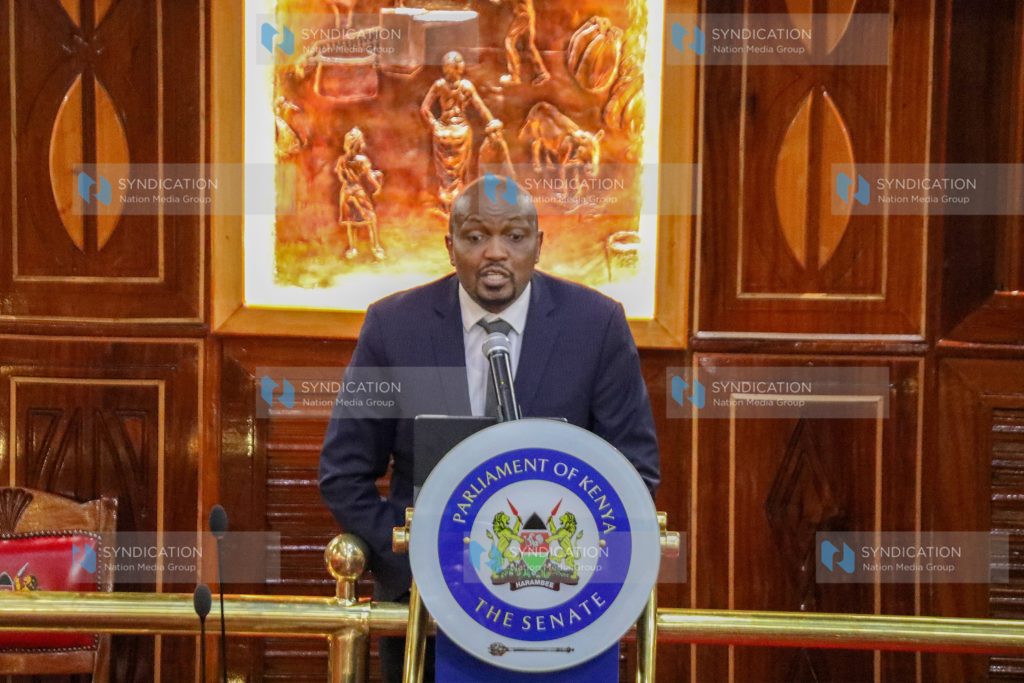 Cabinet Secretary for Investments, Trade and Industry Moses Kuria