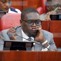Nairobi County Governor Johnson Sakaja appears before the Senate Committee