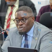 Nairobi County Governor Johnson Sakaja when he appeared before the Senate County Public Accounts Committee