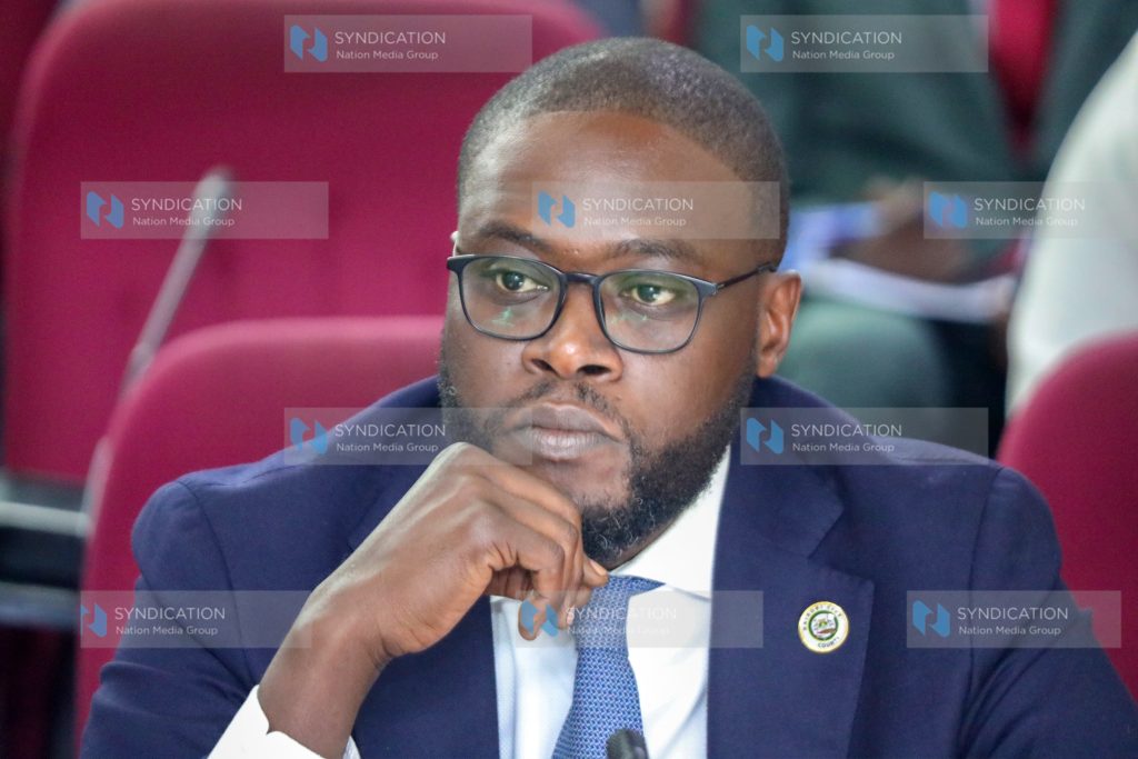 Nairobi Governor Johnson Arthur Sakaja before the County Public Accounts Committee