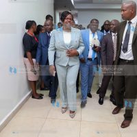 Homabay County Governor Gladys Wanga after she appeared before the Senate Committee