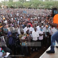 Homabay Women Rep Gladys Wanga addresses ODM Supporters