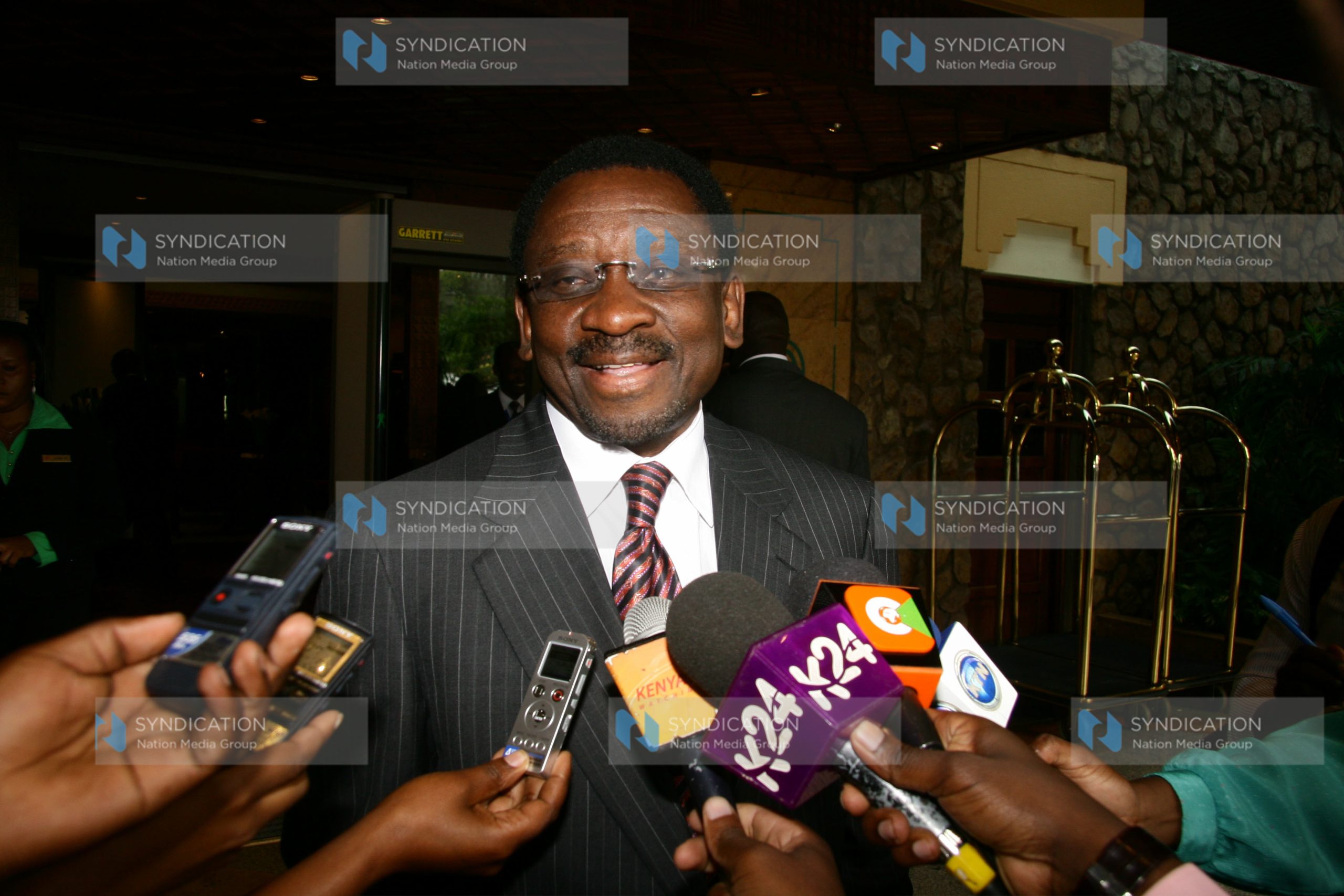 Lands Minister James Orengo