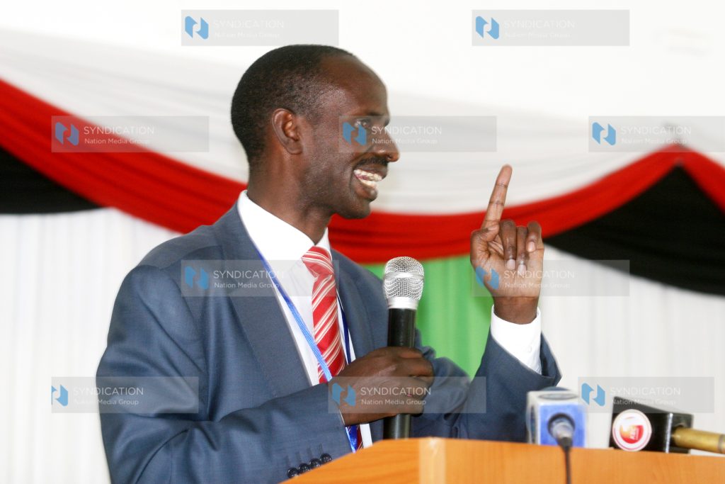 Kenya National Union of Teachers-KNUT Secretary General Mr. Wilson Sossion