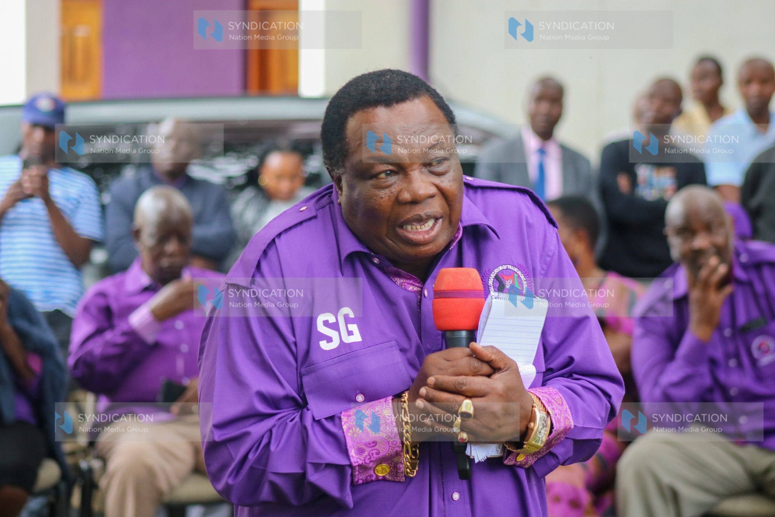 COTU Secretary General Francis Atwoli