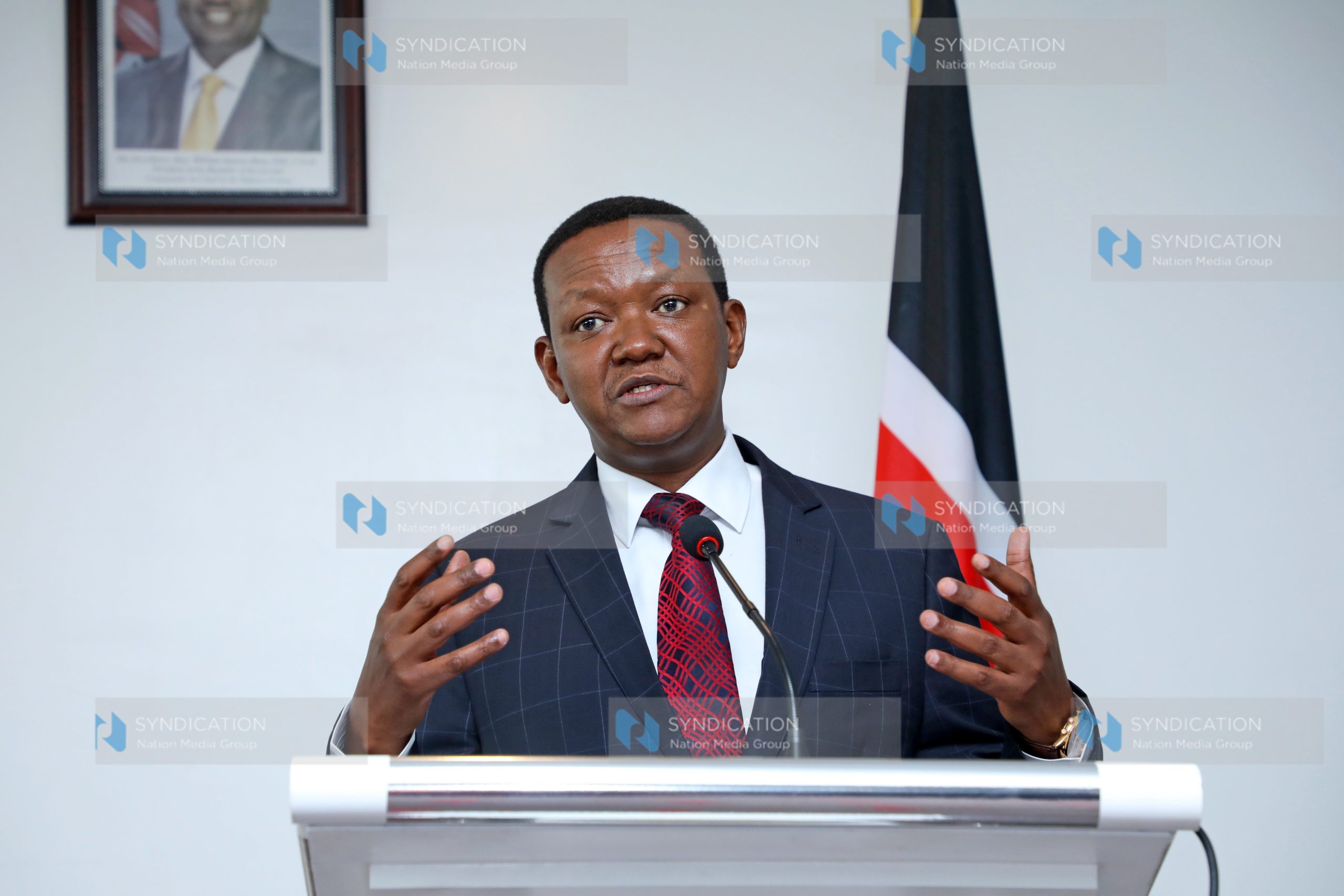 Foreign and Diaspora Affairs Cabinet Secretary Alfred Mutua
