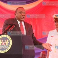 President Uhuru Kenyatta addressing delegates