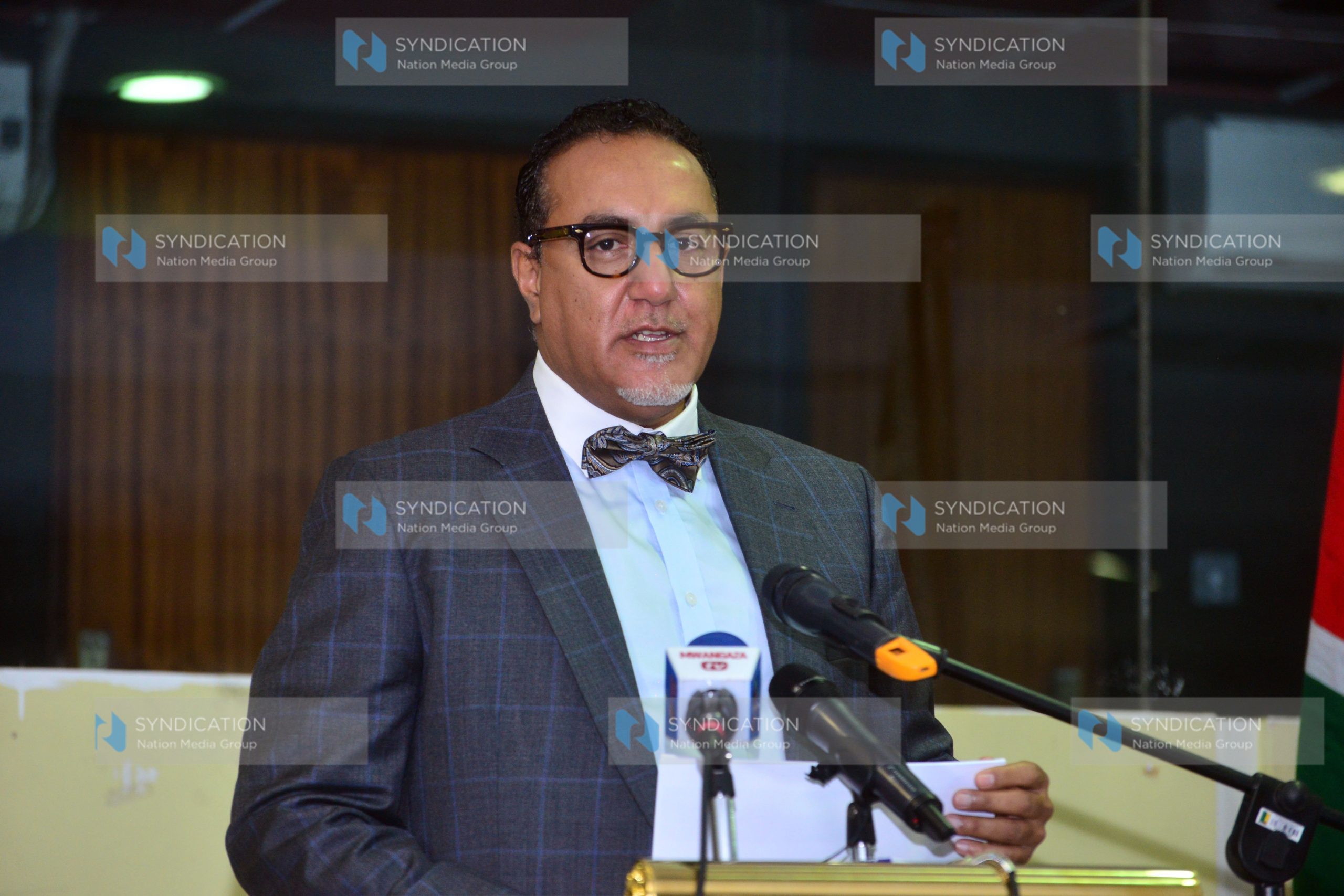 Cabinet Secretary for Tourism and Wildlife Najib Balala