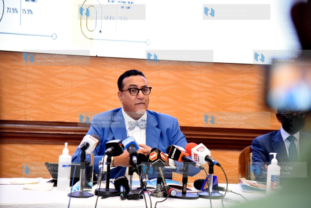 Cabinet Secretary for Tourism and Wildlife Najib Balala