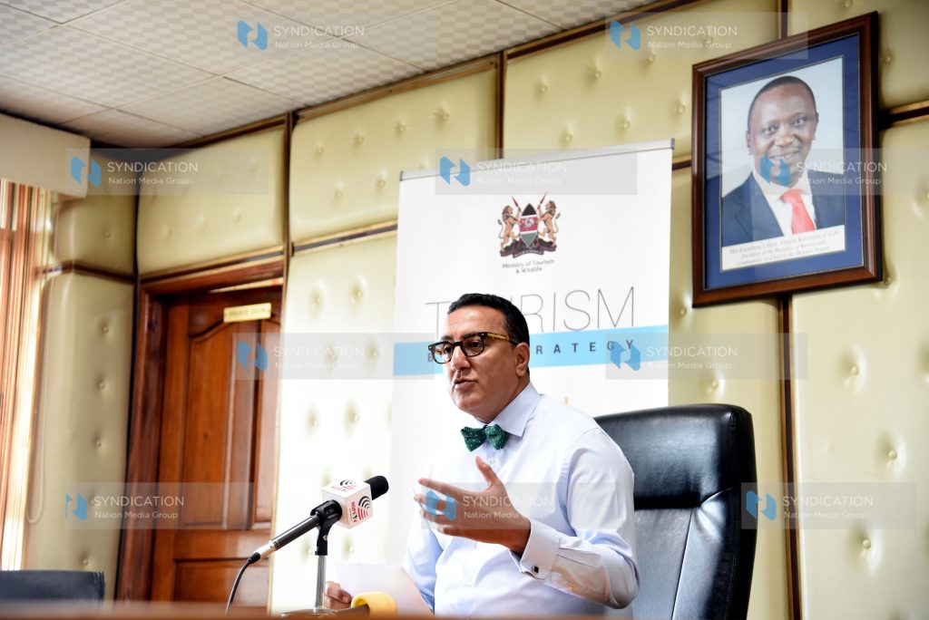 Cabinet Secretary for Tourism and Wildlife, Najib Balala