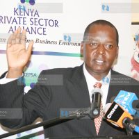 Transport Minister Amos Kimunya