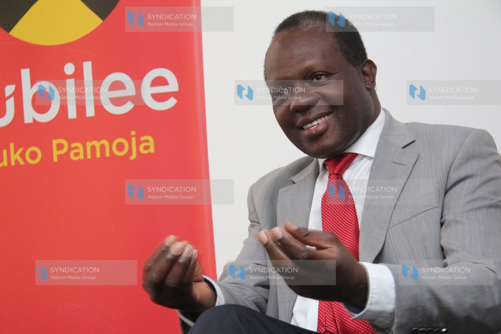 Jubilee Party Secretary General Raphael Tuju