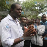 2012 Kenya's Presidential Candidate Raphael Tuju answers questions from journalists