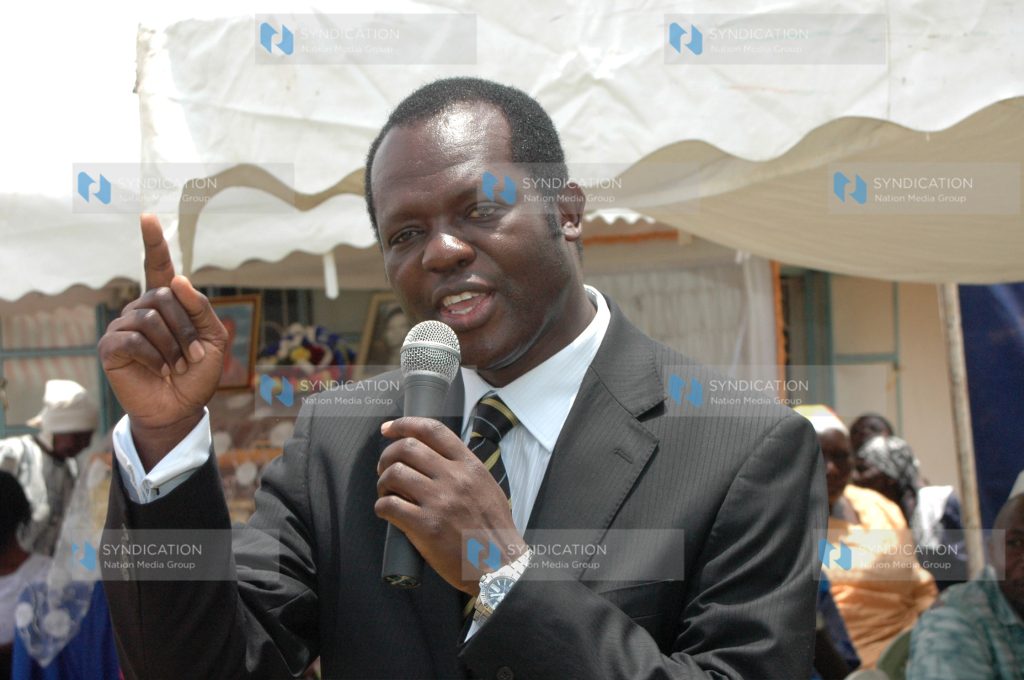 Former cabinet Minister Raphael Tuju