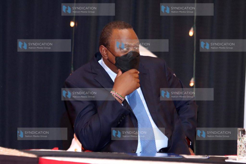 President Uhuru Kenyatta at the 2021 taxpayers Day event