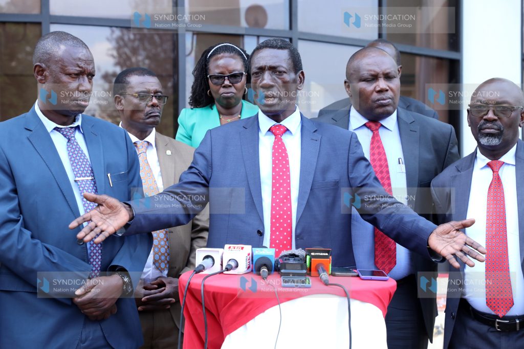 KNUT Secretary General Collins Oyuu