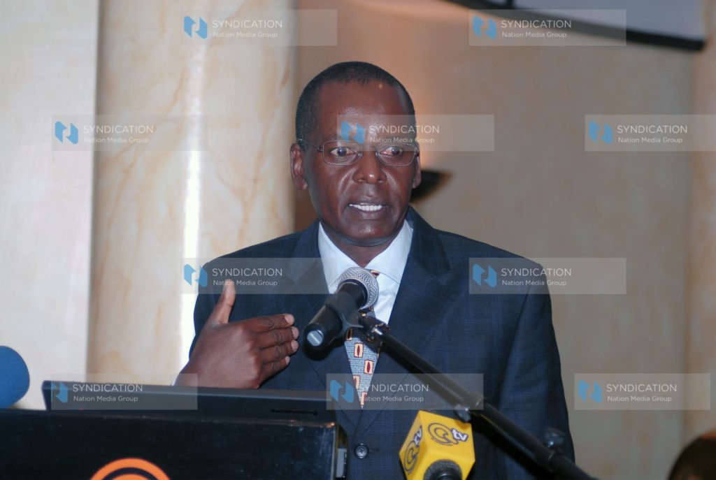 Transport minister Amos Kimunya