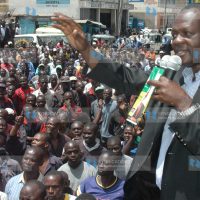 POA presidential aspirant Mr. Raphael Tuju addresses Jua-Kali artisans