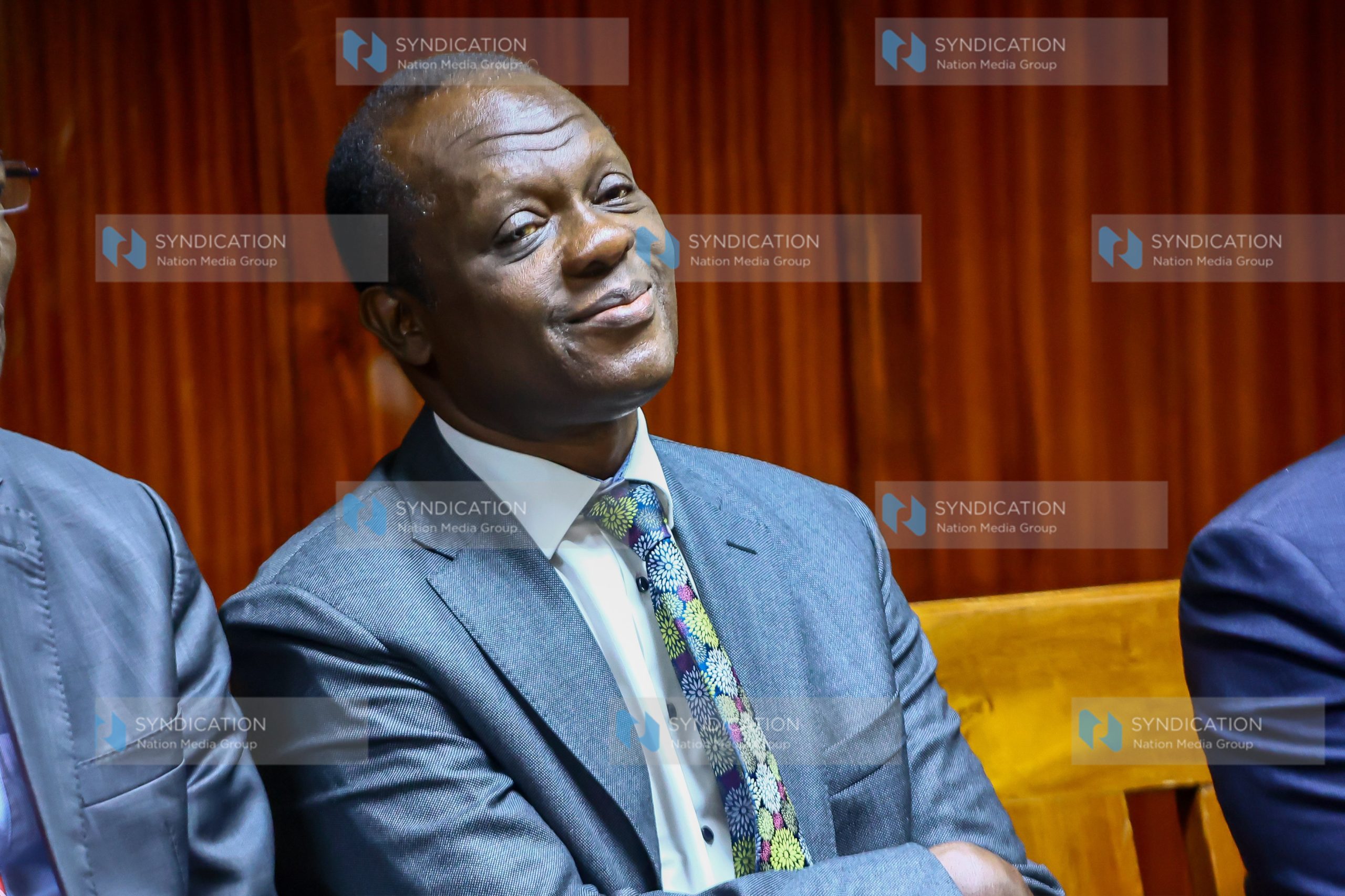 Former Jubilee party Secretary General Raphael Tuju at Milimani Law Courts