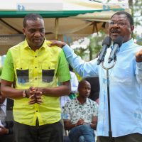 National Assembly Speaker Moses Wetangula endorsed UDA parliamentary candidate David Ndakwa