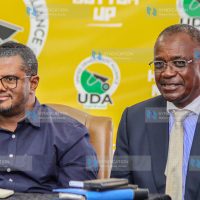 UDA Party Secretary General Hassan Omar and Former Nairobi County Governor Evans Kidero