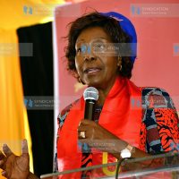 NARC Party Leader Charity Ngilu makes her remarks during the UDM National Delegates Conference