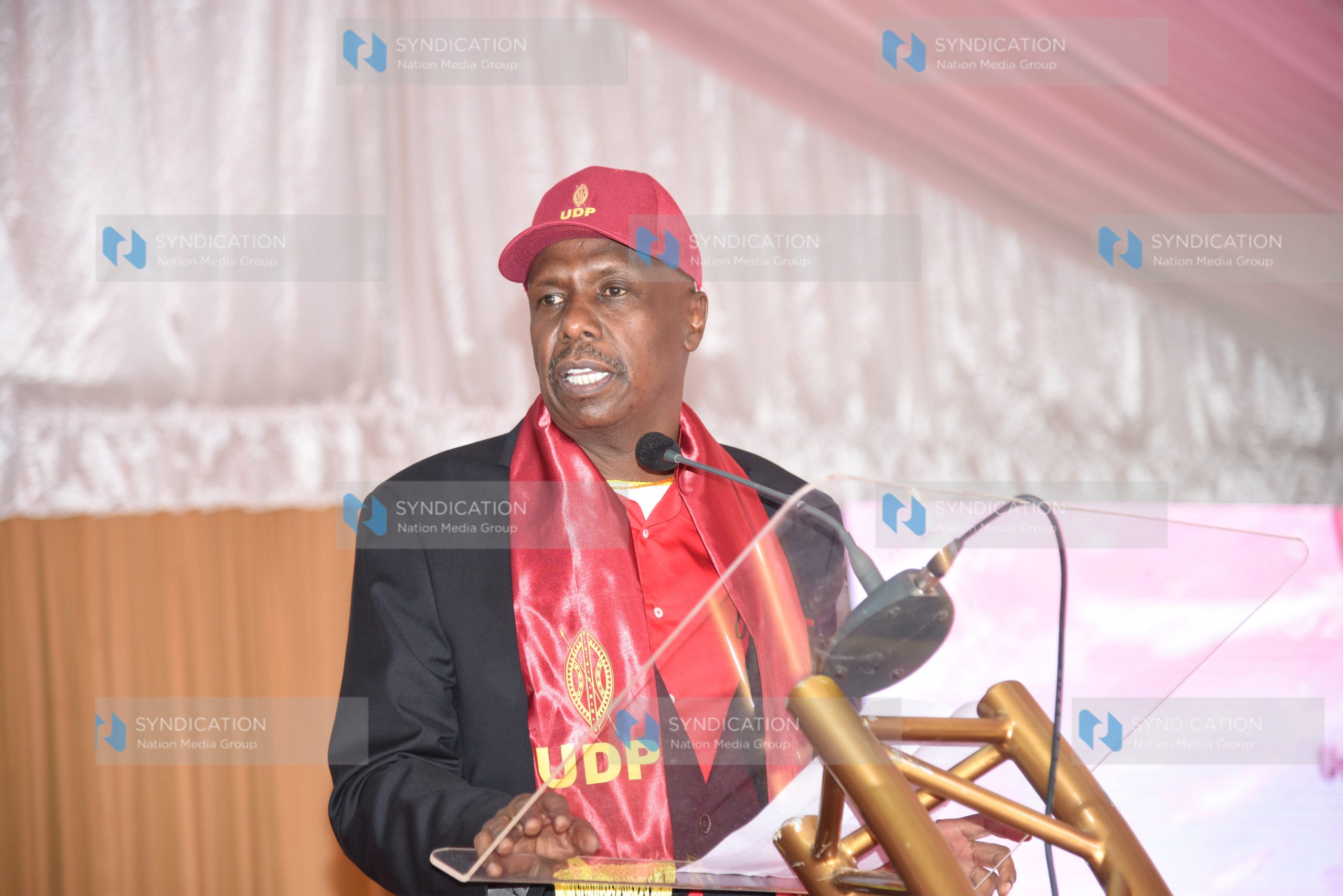 KANU Chairman Gideon Moi addresses delegates
